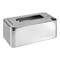 mDesign Modern Metal Tissue Box Cover, Rectangular Holder for Storage